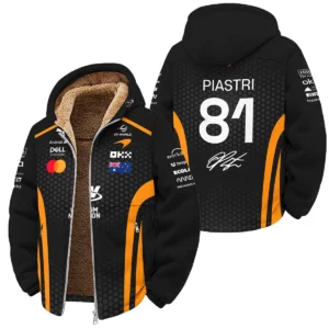 2026 Oscar Piastri McLaren F1 Teamwear Down & Puffer Jackets BLOP26226A1HCJ - Orange