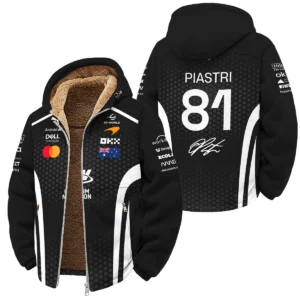 2026 Oscar Piastri McLaren F1 Teamwear Down & Puffer Jackets BLOP26226A2HCJ - White