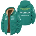 2026 Aston Martin F1 Teamwear Winter Fleece Jacket BLVAAM12226A1WFJ