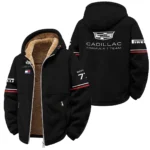 2026 Valtteri Bottas Cadillac F1 Teamwear Winter Fleece Jacket BLVACDL9226A2WFJ - Black