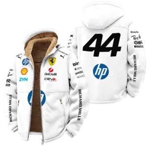 2026 Hamilton 44 Ferrari F1 Teamwear Down & Puffer Jackets BLVAFRR2226A4HCJ