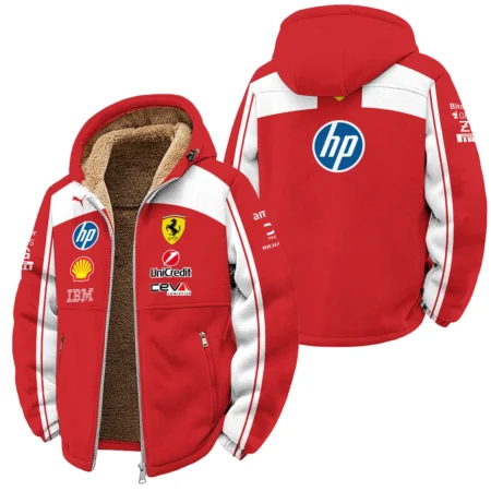 2026 Ferrari F1 Teamwear Winter Fleece Jacket BLVAFRR2226A5WFJ