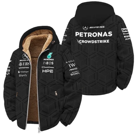 2026 Mercedes F1 Teamwear Winter Fleece Jacket BLVAMER1226A1WFJ