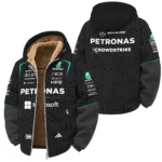 2026 Mercedes F1 Teamwear Winter Fleece Jacket BLVAMER1226A3WFJ