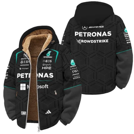 2026 Mercedes F1 Teamwear Winter Fleece Jacket BLVAMER1226A3WFJ