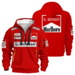 Gerhard Berger McLaren F1 Teamwear Hoodie Half Zip BLGB261025A2HDF