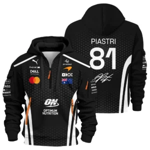 2026 Oscar Piastri McLaren F1 Teamwear Sweatshirt Zipper BLOP26226A2SHZ - White