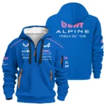2026 Alpine F1 Teamwear Hoodie Half Zip BLVAALP020226A01HDF