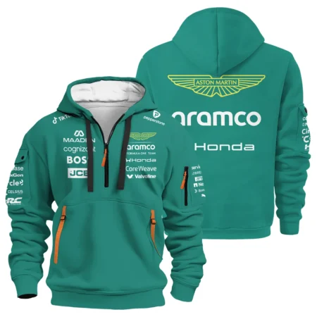 2026 Aston Martin F1 Teamwear Hoodie Half Zip BLVAAM12226A1HDF