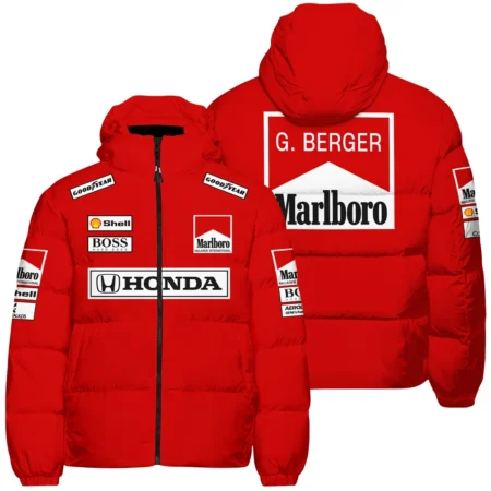 Gerhard Berger McLaren F1 Teamwear Down & Puffer Jackets BLGB261025A2HCJ