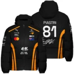2026 Oscar Piastri McLaren F1 Teamwear Down & Puffer Jackets BLOP26226A1HCJ - Orange