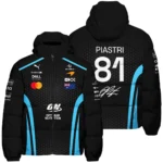 2026 Oscar Piastri McLaren F1 Teamwear Down & Puffer Jackets BLOP26226A3HCJ - Cyan