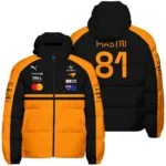 2026 Oscar Piastri McLaren F1 Teamwear Down & Puffer Jackets BLOP4226A1HCJ - Orange