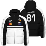 2026 Oscar Piastri McLaren F1 Teamwear Down & Puffer Jackets BLOP4226A2HCJ - White