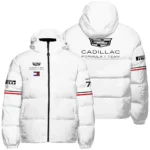 2026 Valtteri Bottas Cadillac F1 Teamwear Down & Puffer Jackets BLVACDL9226A1HCJ - White