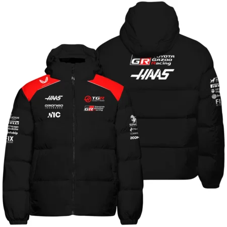 2026 Haas F1 Teamwear Down & Puffer Jackets BLVAHAAS9226A1HCJ - Black