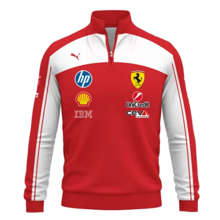 2026 Ferrari F1 Teamwear Quarter Zip Sweatshirt BLVAFRR2226A5QZS