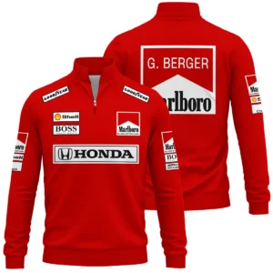 Gerhard Berger McLaren F1 Teamwear Winter Fleece Jacket BLGB261025A2WFJ