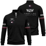 2026 Valtteri Bottas Cadillac F1 Teamwear Quarter Zip Sweatshirt BLVACDL9226A2QZS - Black