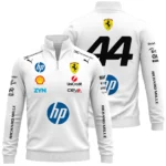 2026 Hamilton 44 Ferrari F1 Teamwear Quarter Zip Sweatshirt BLVAFRR2226A4QZS