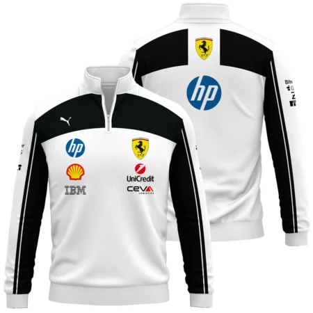 2026 Ferrari F1 Teamwear Quarter Zip Sweatshirt BLVAFRR2226A6QZS