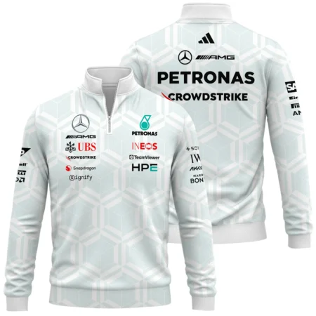 2026 Mercedes F1 Teamwear Quarter Zip Sweatshirt BLVAMER1226A2QZS