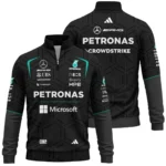 2026 Mercedes F1 Teamwear Quarter Zip Sweatshirt BLVAMER1226A3QZS