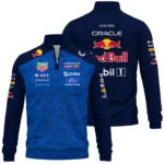 2026 Red Bull Racing F1 Teamwear For Fans Quarter Zip Sweatshirt BLVARB160125A03QZS