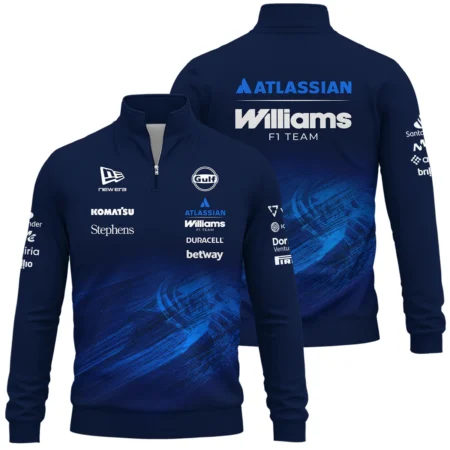 2026 Williams F1 Teamwear Quarter Zip Sweatshirt BLVAWIL1226A1QZS