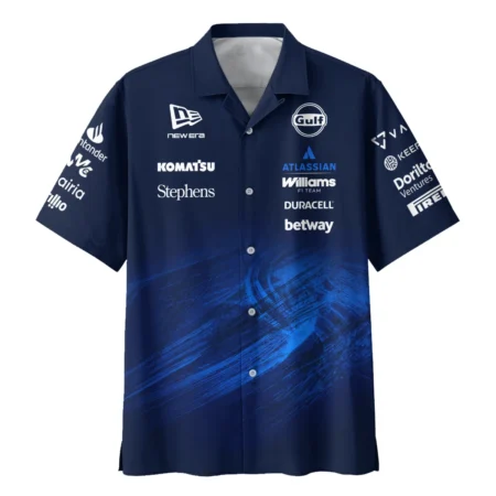 2026 Williams F1 Teamwear Hawaiian Shirt BLVAWIL1226A1HW