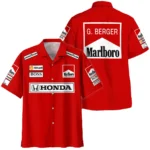 Gerhard Berger McLaren F1 Teamwear Hawaiian Shirt BLGB261025A2HW