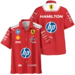 2026 Lewis Hamilton Ferrari F1 Teamwear Hawaiian Shirt BLVAFRR2226A3HW