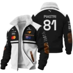 2026 Oscar Piastri McLaren F1 Teamwear Fleece Jacket BLOP4226A2FJ - White