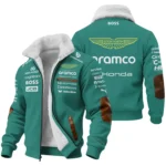 2026 Aston Martin F1 Teamwear Fleece Jacket BLVAAM12226A1FJ