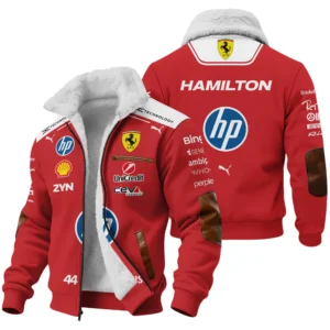 2026 Lewis Hamilton Ferrari F1 Teamwear Bomber BLVAFRR2226A3BB