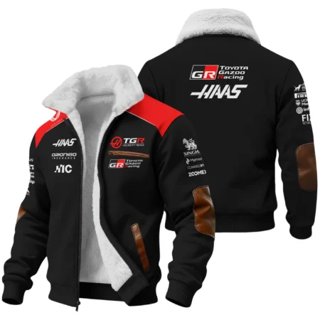 2026 Haas F1 Teamwear Fleece Jacket BLVAHAAS9226A1FJ - Black