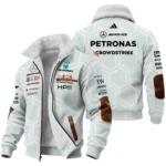 2026 Mercedes F1 Teamwear Fleece Jacket BLVAMER1226A2FJ