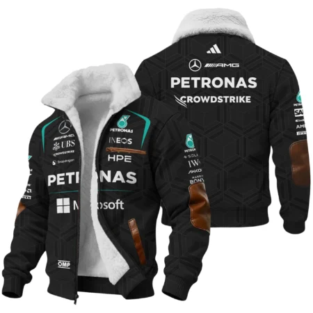 2026 Mercedes F1 Teamwear Fleece Jacket BLVAMER1226A3FJ