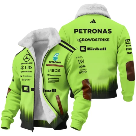 2026 Mercedes F1 Teamwear Fleece Jacket BLVAMER1226A5FJ - Green