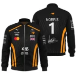 2026 Lando Norris McLaren F1 Teamwear Bomber BLNR26226A1BB - Orange
