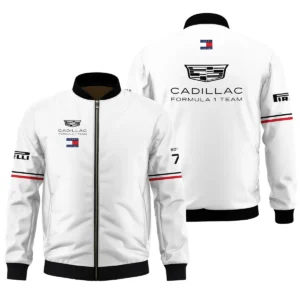 2026 Valtteri Bottas Cadillac F1 Teamwear Fleece Jacket BLVACDL9226A1FJ - White