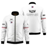 2026 Sergio Perez Cadillac F1 Teamwear Bomber BLVACDL9226A3BB - White