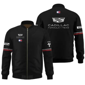 2026 Sergio Perez Cadillac F1 Teamwear Fleece Jacket BLVACDL9226A4FJ - Black