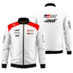2026 Haas F1 Teamwear Bomber BLVAHAAS9226A2BB - White