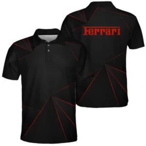 Fanwear Ferrari F1 Teamwear Polo Shirt BLVA5326A1FRRPL - Style For Fan