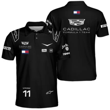 2026 Sergio Perez Cadillac F1 Team Apparel Polo Shirt BLVA9326SP3PL
