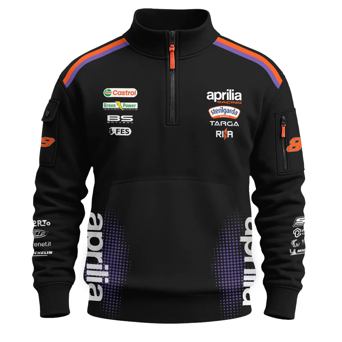 2026 Jorge Martin Aprilia Racing Moto GP Teamwear Sweatshirt Zipper BLGP26326A2SHZ 2026 Jorge Martin Aprilia Racing Moto GP Teamwear Sweatshirt Zipper BLGP26326A2SHZ