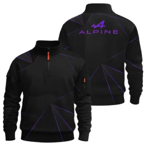 Alpine F1 Teamwear Hoodie Quilted Waffle BL8326A1ALPHQW