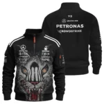 2026 Japan GP Y-3 x Mercedes F1 - Sweatshirt Zipper BLMER18326A1SHZ