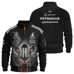 2026 Japan GP Y-3 x Mercedes F1 - Hoodie Half Zip BLMER18326A1HDF